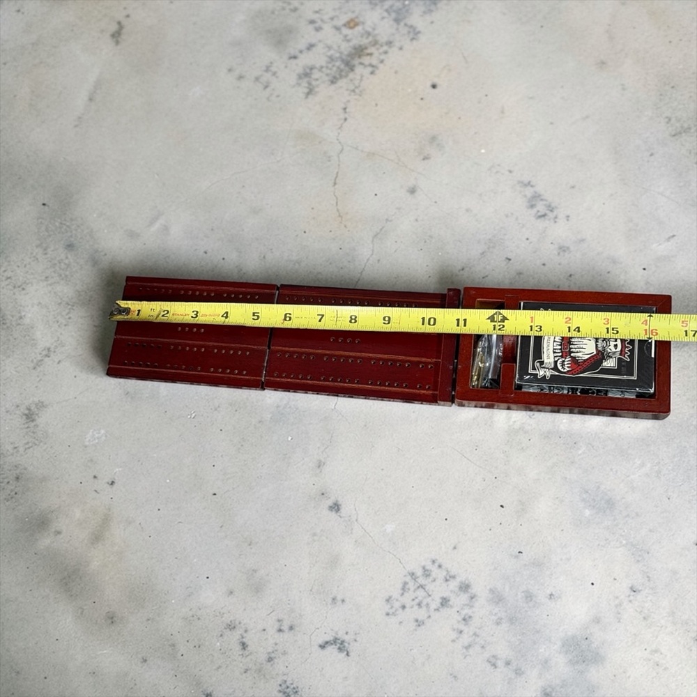 FRONT PORCH CLASSICS KNOB & HEEL TRAVEL CRIBBAGE GAME - Picture 2 of 14